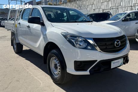 White 2019 Mazda BT-50 Dual Cab Chassis Xt Hi-Rider (4X2) (5Yr)