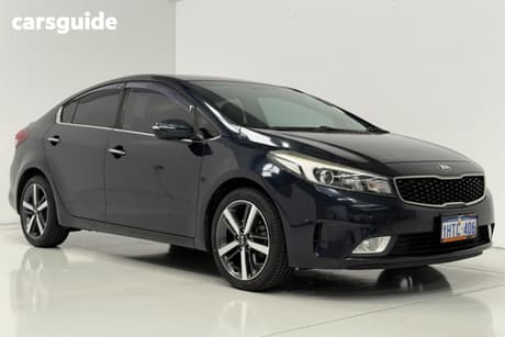 Blue 2018 Kia Cerato Sedan Sport+
