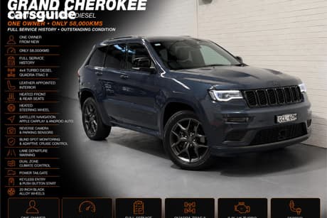 Blue 2020 Jeep Grand Cherokee Wagon S-Limited