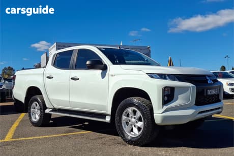 White 2021 Mitsubishi Triton Double Cab Pick Up Glx+ (4X4)