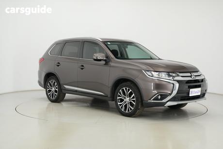 Brown 2017 Mitsubishi Outlander Wagon Ls (4X2)