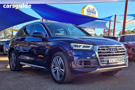 Blue 2019 Audi Q5 Wagon 50 Tdi Quattro Sport