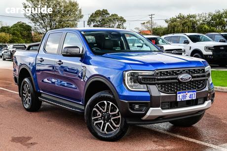 Blue 2025 Ford Ranger Double Cab Pick Up Sport 3.0 (4X4)
