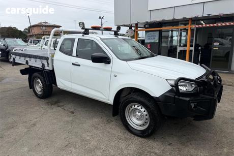 White 2022 Isuzu D-MAX Space Cab Chassis Sx (4X4)