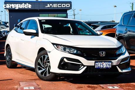 White 2020 Honda Civic Hatchback Vti
