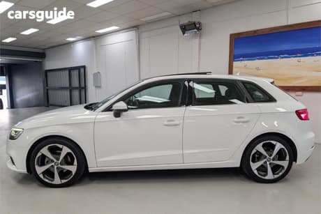 White 2016 Audi A3 Hatchback 1.4 Tfsi Sportback Cod
