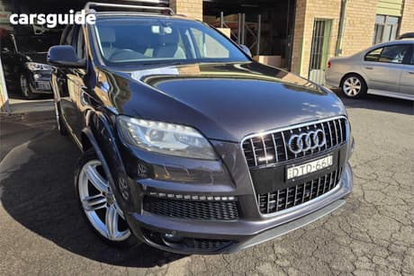 Grey 2014 Audi Q7 Wagon 3.0 Tdi Quattro