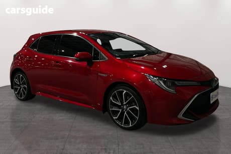 Red 2020 Toyota Corolla Hatchback Zr Hybrid