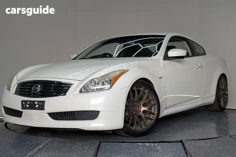 White 2008 Nissan Skyline Coupe 370GT 2DR COUPE 7SP AUTO 3.7I