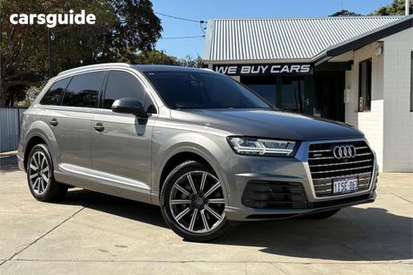 Grey 2015 Audi Q7 Wagon 3.0 Tdi Quattro
