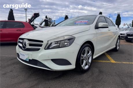 White 2013 Mercedes-Benz A180 Hatchback Be