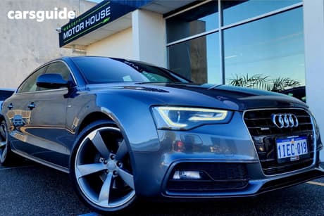 Grey 2015 Audi A5 Hatchback Sportback 2.0 Tfsi Quattro