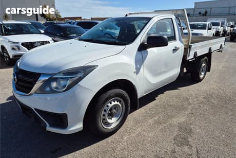White 2018 Mazda BT-50 Cab Chassis Xt (4X2) (5Yr)