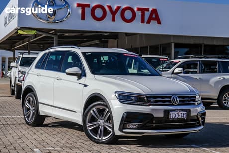 White 2019 Volkswagen Tiguan Wagon 132 Tsi R-Line Edition