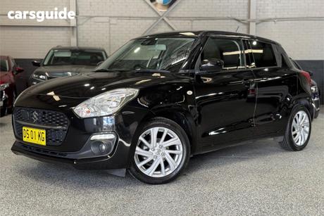 Black 2021 Suzuki Swift Hatchback Gl Navi