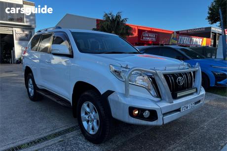 White 2016 Toyota Landcruiser Prado Wagon Gxl (4X4)