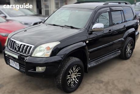 Black 2003 Toyota Landcruiser Prado Wagon Gxl (4X4)