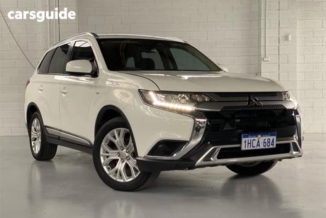 White 2019 Mitsubishi Outlander Wagon Es 7 Seat (2Wd)