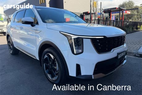 White 2024 Kia Sorento Wagon Sport+ 7 Seat