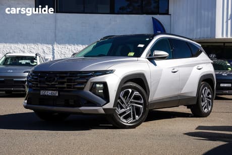Silver 2026 Hyundai Tucson Wagon Premium Hybrid (Awd)