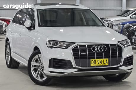 White 2022 Audi Q7 Wagon 45 Tdi Quattro Mhev