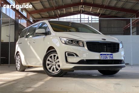White 2020 Kia Carnival Wagon S