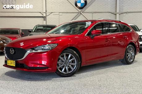 Red 2021 Mazda 6 Wagon Sport