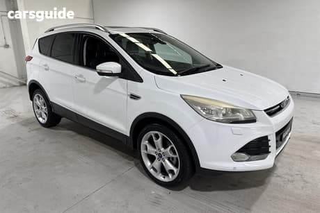 White 2014 Ford Kuga Wagon Titanium (Awd)