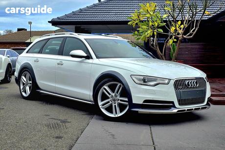 White 2013 Audi A6 Wagon Allroad Quattro Le