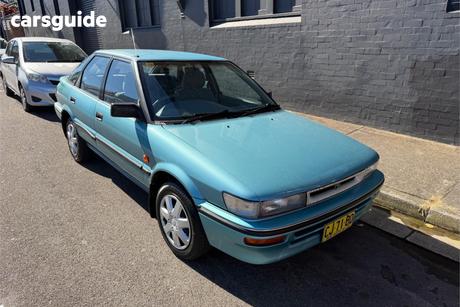 Blue 1993 Toyota Corolla Liftback Csi Seca