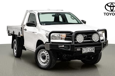 White 2023 Toyota Hilux Cab Chassis Workmate Hi-Rider (4X2)
