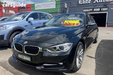 Black 2012 BMW 320I Sedan Sport Line