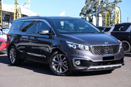 Grey 2017 Kia Carnival Wagon Platinum