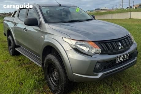 Grey 2018 Mitsubishi Triton Dual Cab Utility Glx Plus (4X4)