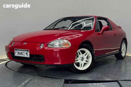Red 1993 Honda CR-X Coupe DEL SOL SIR 2DR TARGA-TOP COUPE 5SP MAN 1.6I