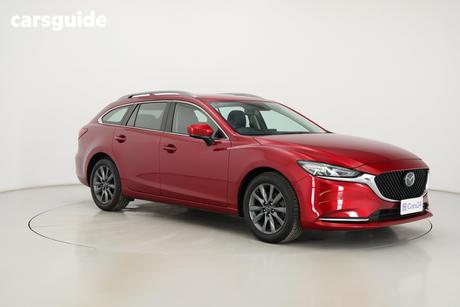 Red 2018 Mazda 6 Wagon Touring