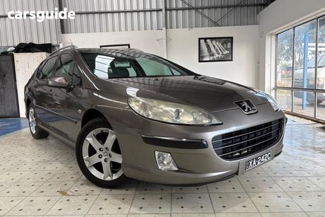 Grey 2008 Peugeot 407 Sedan St Hdi