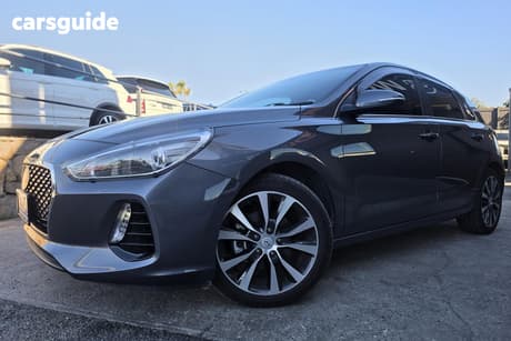 Grey 2019 Hyundai I30 Hatchback Elite