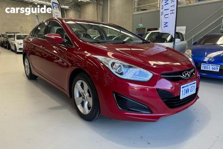 Red 2014 Hyundai I40 Sedan Active