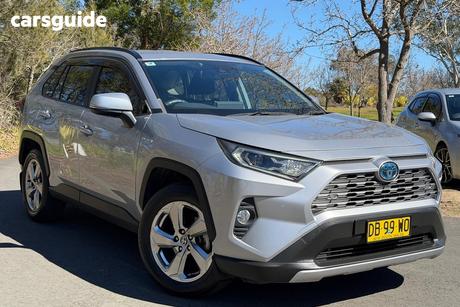 Silver 2021 Toyota RAV4 Wagon Gxl (2Wd) Hybrid