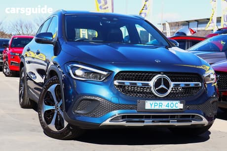 Blue 2021 Mercedes-Benz GLA250 Wagon 4Matic