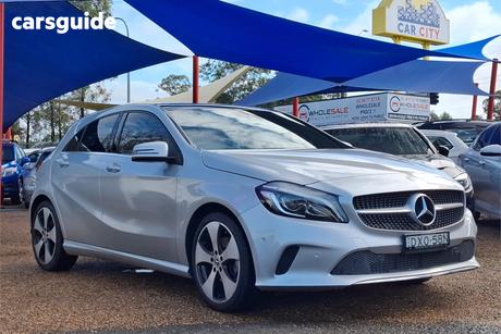 Silver 2017 Mercedes-Benz A200 Hatchback