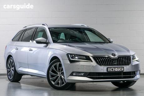 Silver 2017 Skoda Superb Wagon 162 Tsi