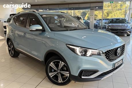 Blue 2020 MG ZS EV Wagon Essence