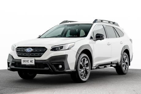 White 2022 Subaru Outback Wagon Awd Sport