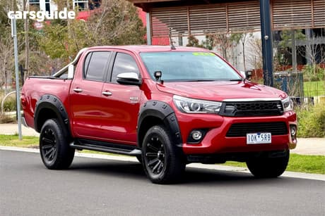 Red 2018 Toyota Hilux Dual Cab Utility Sr5 (4X4)