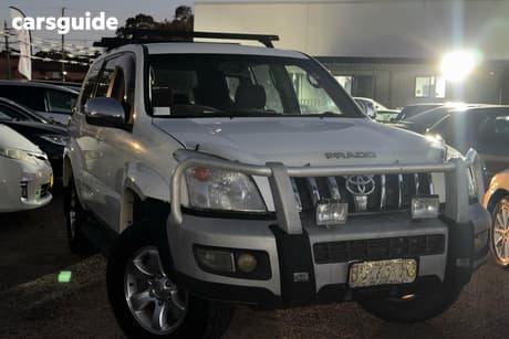 White 2006 Toyota Land Cruiser Prado SUV GXL KZJ120R WAGON