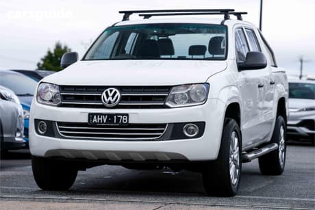 White 2016 Volkswagen Amarok Dual Cab Utility Tdi420 Highline (4X4)