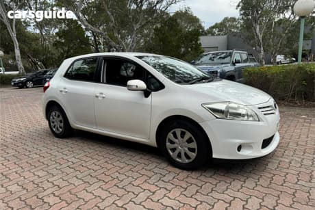 White 2012 Toyota Corolla Hatchback Ascent