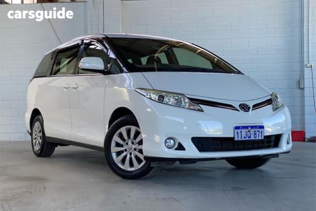 White 2017 Toyota Tarago Wagon Gli
